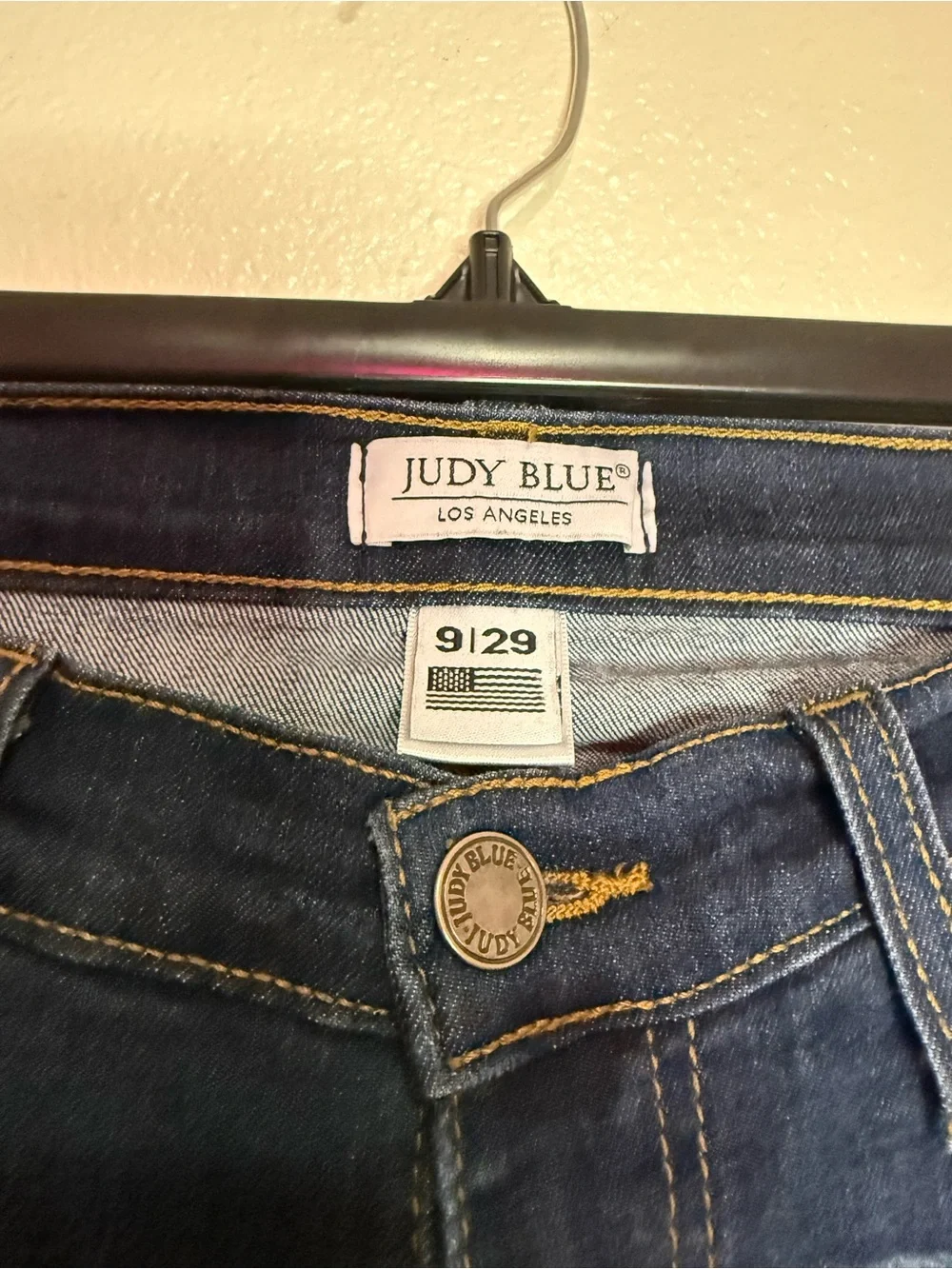 JUDY BLUE Dark Wash Skinny Jeans Sz 9/29 - Picture 3 of 5